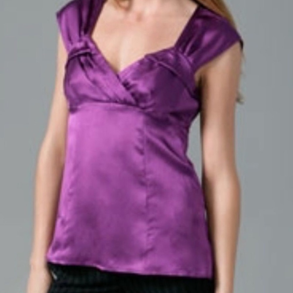 Nanette Lepore Love Me Tender Silk Blouse SZ 8